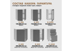 Кухня Милания Раус комплект 2 м Веллютто Авокадо, Раус